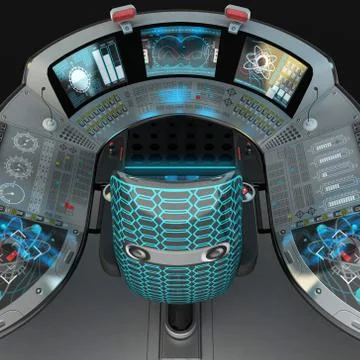 Ship modular equipment. Multipurpose control panel large-sized vessels. The Stock Illustration