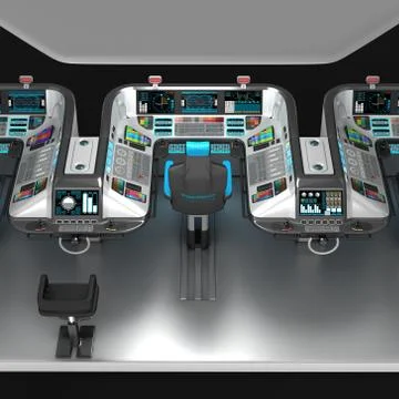 Ship modular equipment. Multipurpose control panel large-sized vessels. The Stock Illustration