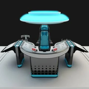 Ship modular equipment. Multipurpose control panel large-sized vessels. The Stock Illustration