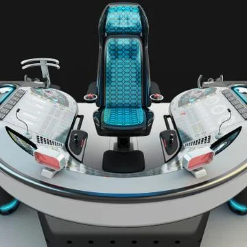 Ship modular equipment. Multipurpose control panel large-sized vessels. The Stock Illustration