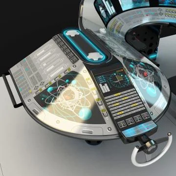 Ship modular equipment. Multipurpose control panel large-sized vessels. The Stock Illustration