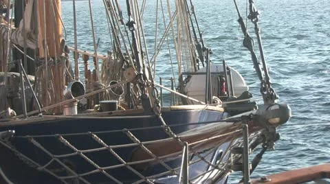 Ship Moored in the Port 스톡 동영상 21771604
