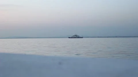Ship Moving On Sea Vídeos de archivo 68779271