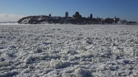Ship moving through ice Video stock 61085478