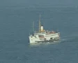 Ship moving through water SD Footage