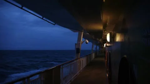 Ship Night 스톡 동영상 11373178