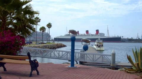 Ship Observation Deck - Looking Out Onto Elegant Old Cruise Ship Video stock 157792148