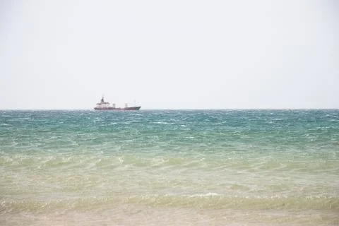 Ship at the ocean Foto stock
