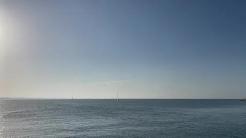 Ship in the open sea Video stock 276387635