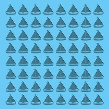 Ship or boat pattern background image Stock Illustration