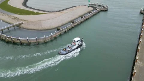 Ship in Oudeschilde, Netherlands Stock Footage 251559836