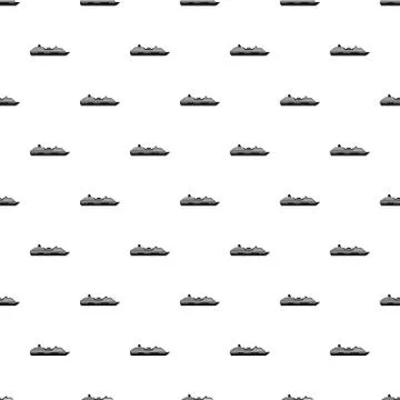 Ship pattern, simple style Stock Illustration