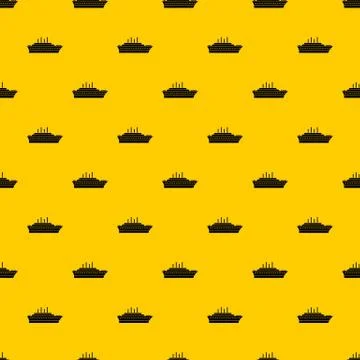 Ship pattern vector Stock Illustration