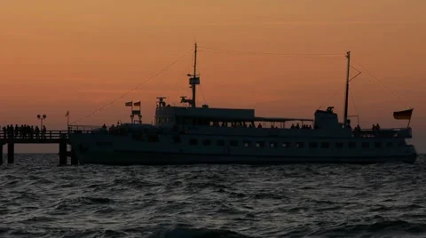 Ship at the pier Stock Footage 40516180