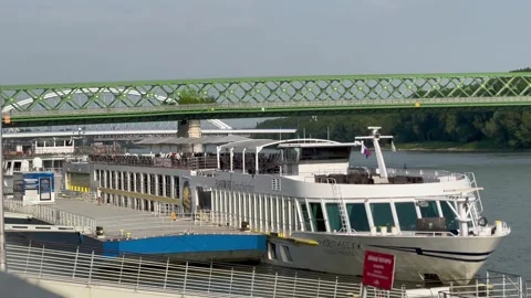 Ship at the pier Stock Footage 244739278