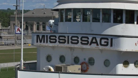 Ship Pilot House at Soo Locks Vidéo 95147696
