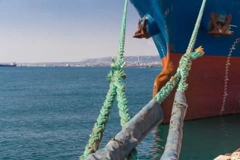 A ship in port Stock Photos