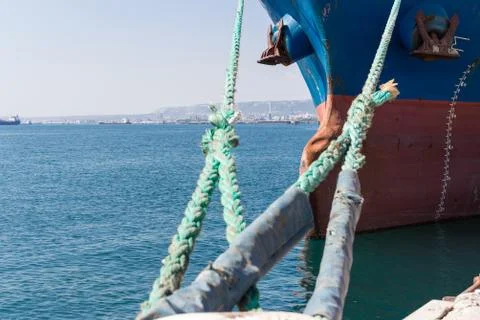 The ship in port Stock Photos