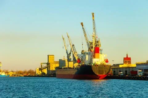 Ship in port Stock Photos