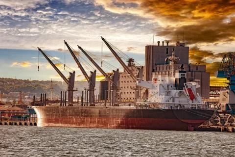 Ship in port Stock Photos