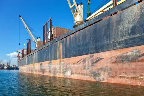 Ship in port Foto stock