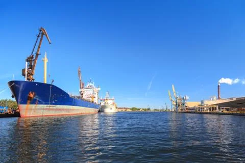 Ship in port Stock Photos