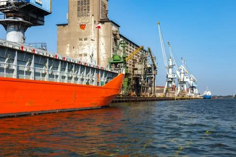 Ship in port Foto stock