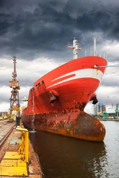 Ship in port Stock Photos