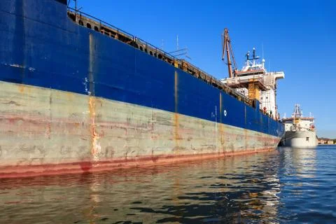 Ship in port Foto stock