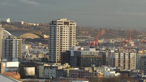 Ship port Seattle Stock Footage 113923541