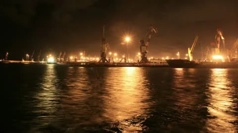 Ship to Port - Time Lapse Stock Footage 22099399