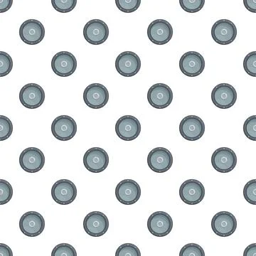 Ship porthole seamless pattern on white background Stock Illustration