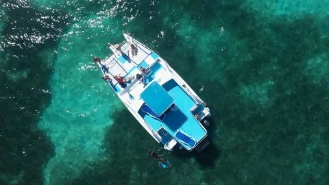 Ship at Punta Cana Stock Footage 124475138