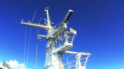 Ship Radar Stock Footage 24701508