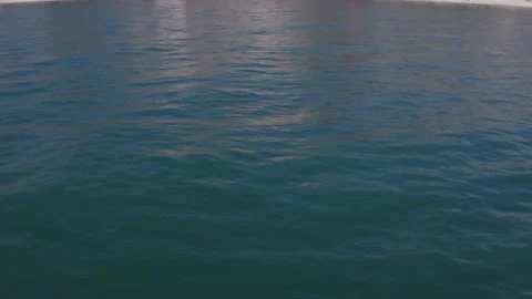 The ship ran aground. Environmental pollution at sea. Aerial view. grounded ship Stock Footage 136469831