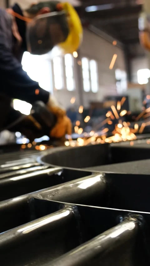 Ship Repair Maintenance Work Vertical Video Stock-Footage 334879967