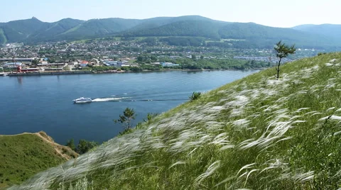 Ship ride in the river. Stock Footage 67707379