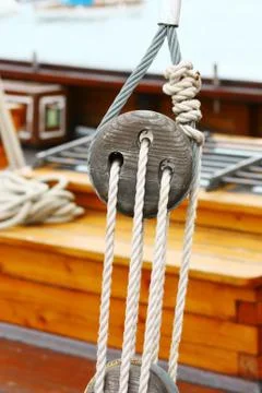Ship rigging Stock Photos