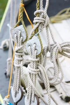 Ship rigging Stock Photos