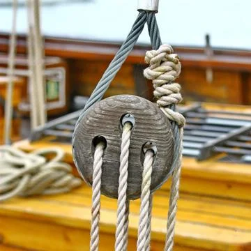 Ship rigging Stock Photos