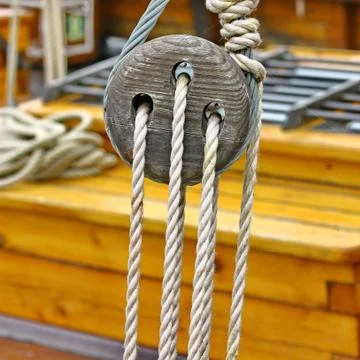 Ship rigging Stock Photos