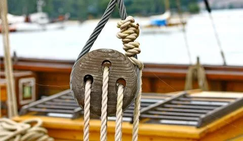 Ship rigging Stock Photos