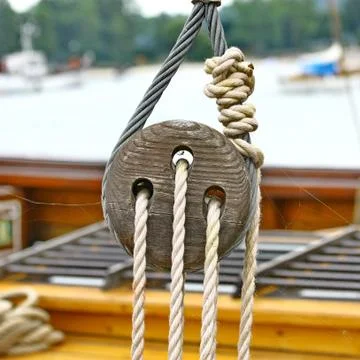 Ship rigging Stock Photos
