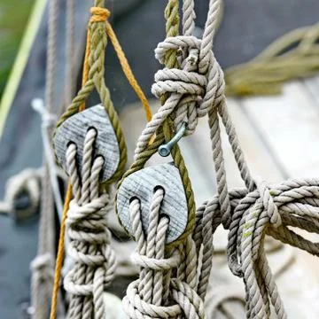 Ship rigging Stock Photos