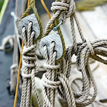 Ship rigging Stock Photos