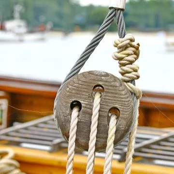 Ship rigging Stock Photos