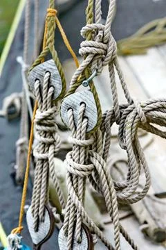 Ship rigging Stock Photos