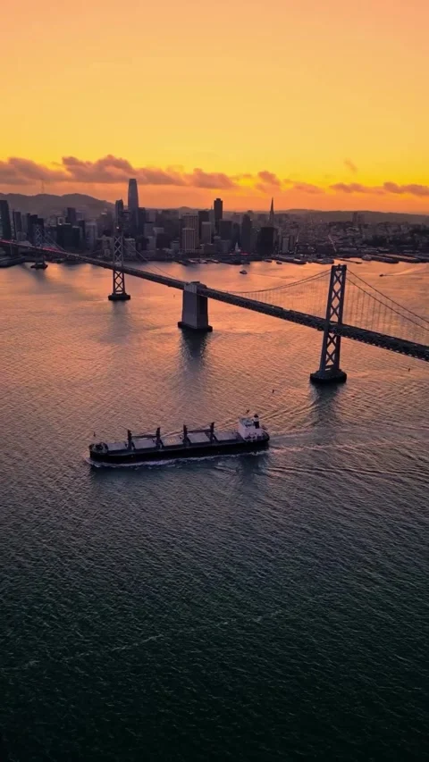 Ship in river Stock Footage 272606153