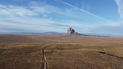 Ship Rock of New Mexico Stock Footage 172216823