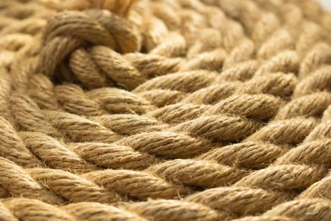 Ship rope as background Stock Photos